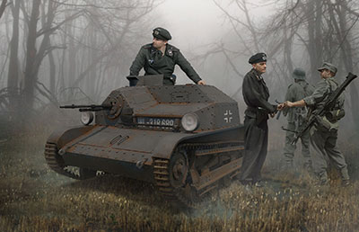 予約 独 Pz.kpfw. TKS(p)鹵獲小型戦車