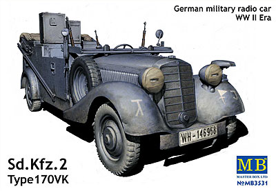 予約 独 軍用乗用車170VK kfz.2無線車