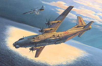 露 アントノフ An-12BK-PPS 電子戦型