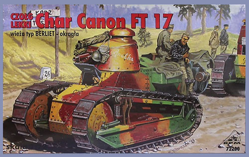 ルノーFT-17円形砲塔37ミリ砲
