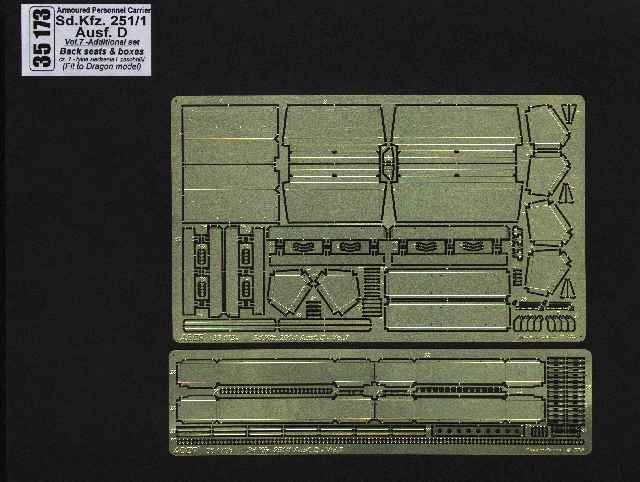 予約 Sdkfz.251/1D型 Vol.7車内背もたれ ドラゴン