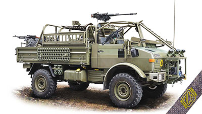 ベルギー JACAMウニモグ武装トラック 長距離パトロール