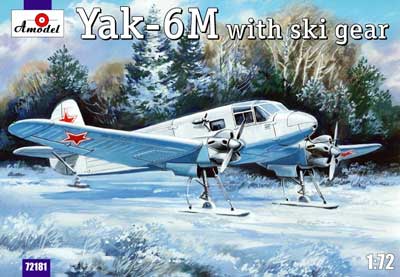 予約 Yak-6M双発輸送機スキー装着型