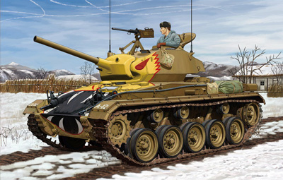 予約 米 M24チャーフィー軽戦車(朝鮮戦争)
