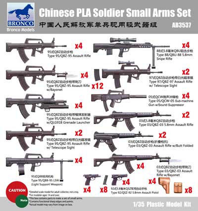 中国 現用歩兵用携行火器セット