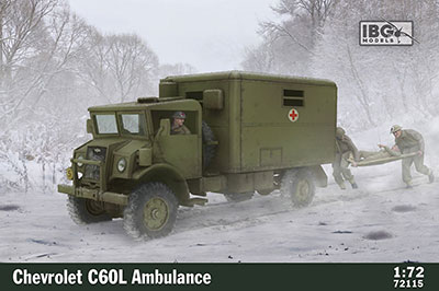 予約 英 シボレーC60Lキャブ13野戦救急車