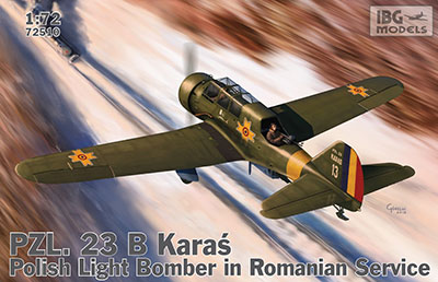 予約 ルーマニア単発軽爆撃機PZL23Bカラシュ