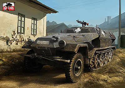 予約 独 Sd.kfz.251Ausf.A装甲兵員輸送車