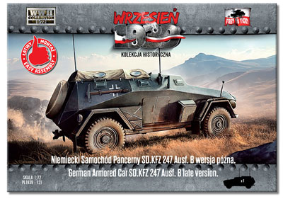 予約 独・sd.kfz247Ausf.B４輪装甲指揮車・後期型