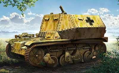 予約 独・8cm迫撃砲34型自走砲AMR35(f)