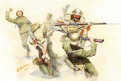 予約 白兵戦 独軍vs英軍5体 41-42年北アフリカ