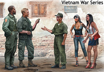 米 ベトナムサイゴン 米兵2体+民間男性&女性2体