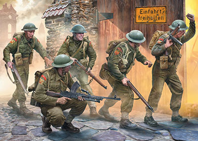 予約 英 歩兵5体西部戦線1944-45