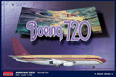 予約 Boeing-720音楽家専用機スターシップ