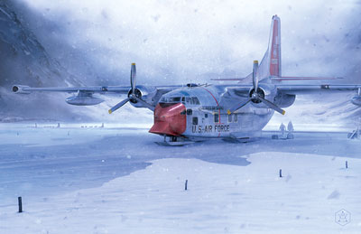 予約 米フェアチャイルドC-123Jプロバイダー・極地スキー