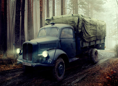 予約 独・ボルクワルトB3000軍用 3トン