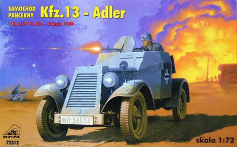 独 Kfz.13 アドラー 4輪装甲車