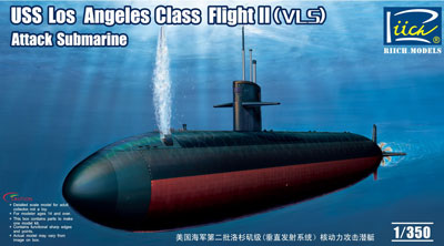 予約 1/350 米 ロサンゼルス級攻撃型原潜 II-VLS