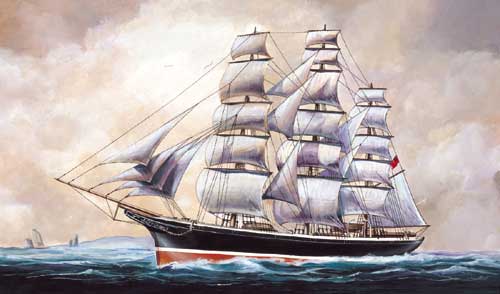 予約 カティーサーク号 クリッパー帆船 1869年