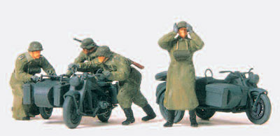 独オートバイ兵4体+サイドカー２台悪路脱出シーン