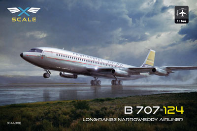 予約 ボーイング707-124 コンチネンタル航空