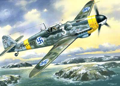 予約 フィンランド空軍Bf109G6/R3メルス