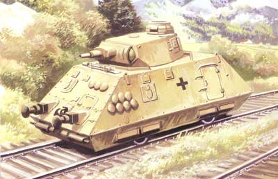 予約 独III号戦車砲塔搭載ドライジーネ装甲トロッコ