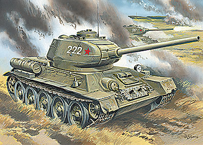 予約 露 T-34/85戦車S-53戦車砲
