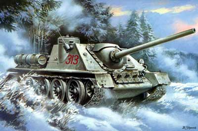 予約 露 SU-85M対戦車自走砲