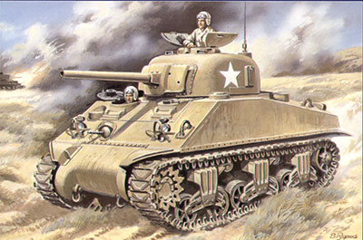 予約 米 M4シャーマン初期型(75mm)溶接車体