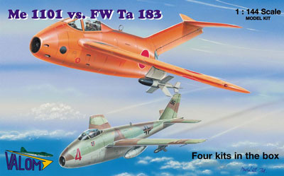 予約 メッサーシュミットP.1101& タンクTa183・各2機