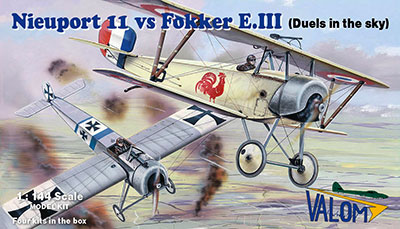 予約ニューポール11 vs フォッカーE.III　各2機セット